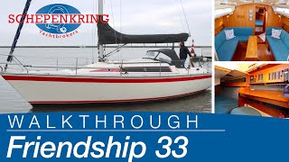 Friendship 33 for sale  Yacht Walkthrough   Schepenkring Lelystad  4K [upl. by Tannie]