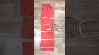 Amazing plazo pant transformation idea  Reuse idea of old plazo pant shorts plazopantcutting [upl. by Etnaihc83]