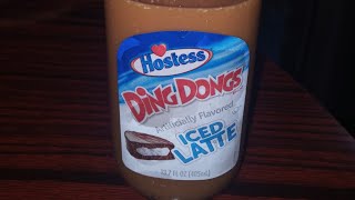 REVIEW FOR HOSTESS DING DONGS ICED LATTE reviews icedlatte hostess [upl. by Grosberg]