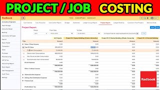 ProjectJob costing in Redbook [upl. by Skip]