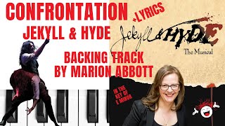 Confrontation Jekyll amp Hyde  Backing Track amp Lyrics 🎹 E minor [upl. by Claudius]