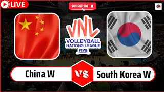 중국 대 한국 라이브 업데이트 오늘 2024 FIVB 배구 여자 네이션스 리그 2024년 5월 14일 [upl. by Odlaner]