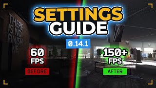 200 fps Settings Guide Pt2  Escape From Tarkov [upl. by Adnolat]