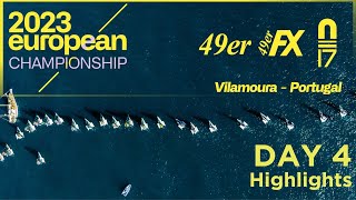 2023 49er 49erFX and Nacra 17 World Championships  Day 4 Highlights [upl. by Gino]