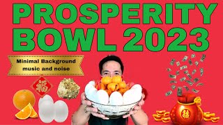 PROSPERITY BOWL 2023  HOW TO MAKE PROSPERITY BOWL FOR NEW YEAR  PAMPA SWERTE  BAGONG TAON 2023 [upl. by Freddi]