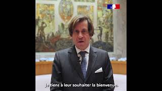 Présidence française du Conseil de sécurité  message de lAmbassadeur [upl. by Leamse]