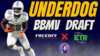 LIVE 2024 Fantasy Football Draft  Underdog Best Ball Mania 5 Tournament w Justin Herzig [upl. by Bobine]