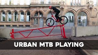 Street MTB Jibbing In Glasgow [upl. by Socram]