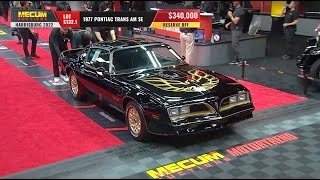 SOLD for 400000  1977 Pontiac Trans Am SE  Mecum Harrisburg 2022 [upl. by Salb]