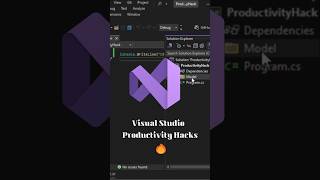 Visual Studio 2022 Productivity Hack 🔥 coding webdesign dotnet visualstudio2022 [upl. by Lorelle]