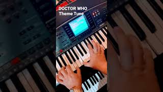 Doctor Who  Theme Tune on Keyboard  Piano Shorts [upl. by Briano]