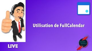 Live Coding  Utilisation de FullCalendar [upl. by Coffey]