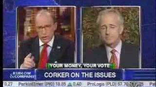 Bob Corker on CNBC 92006 [upl. by Rebna]