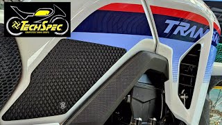 TechSpec tank grips for Honda XL750 Transalp [upl. by Nylirrej]