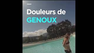 DOULEUR AU GENOU  exercices recommandés pour commencer  rééducation des genoux en piscine [upl. by Letty]