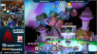 HDY  VDV  Norm Falco Vs Kellner Peach  Pool D  Winners Semis  Melee [upl. by Ahseer]