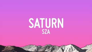 SZA  Saturn Lyrics [upl. by Rotce]