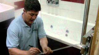 How To Replace an Old Bath Shower Screen Seal [upl. by Frum303]