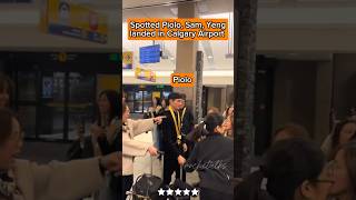 Piolo Pascual and All Stars Spotted in Calgary Airport Canada shorts piolopascual viralvideo [upl. by Odlaw]