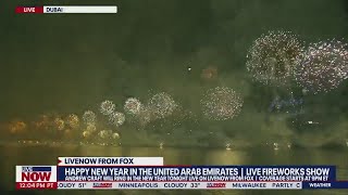 Happy New Year United Arab Emirates welcomes 2023 with recordsetting fireworks show [upl. by Kallick]