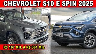 SPIN E S10 2025 AS ATUALIZAÇÕES DA CHEVROLET [upl. by Nylaroc506]