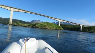 Saltstraumen Maelstrom MV Dirona channel [upl. by Anailuj64]