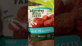 Quick Vegan Food Review Morning Star Farms  Chik’N Nuggets [upl. by Ianthe21]