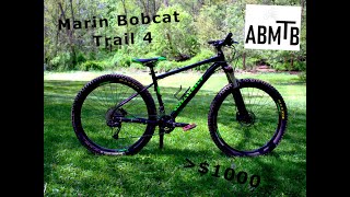 Marin Bobcat Trail 4  ABMTB  Bike Review [upl. by Lehcear]