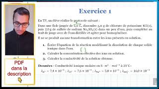 📝PDF  COMPÉTENCE  Calculer une concentration effective  TLEPCMPAEX1Q2 [upl. by Heyman]