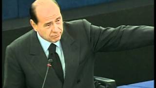 La figuraccia di Berlusconi al parlamento europeo [upl. by Ferne747]