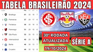 TABELA CLASSIFICAÇÃO DO BRASILEIRÃO 2024  CAMPEONATO BRASILEIRO HOJE 2024 BRASILEIRÃO 2024 SÉRIE A [upl. by Bumgardner464]