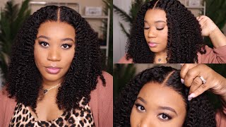 So Realistic No Baby Hair Needed  Curly Lace Front Wig  Myfirstwig [upl. by Eentrok342]