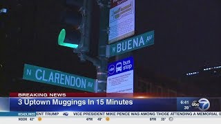 Report 3 mugged in Uptown in 15 minutes [upl. by Yle]