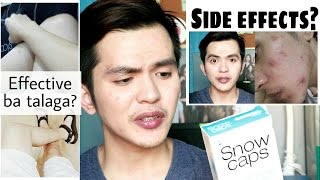 Snow Caps Glutathione Review  Side effects Di na daw effective [upl. by Viridissa]