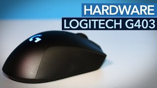 Logitech G403 im Test  Kabellose Spielermaus mit 12000 dpi [upl. by Elbert]