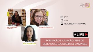 Formação e atuação Rede de Bibliotecas Escolares de Campinas [upl. by Laemsi]