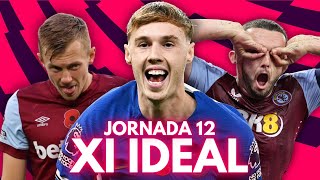 EL XI IDEAL DE LA JORNADA 12 DE LA PREMIER LEAGUE 2324 [upl. by Dermott]