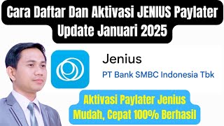 Cara Daftar Dan Aktivasi JENIUS Paylater  Update Januari 2025 [upl. by Ellehcan]