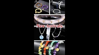 New Arrivals  New Wholesale High Quality Gemstone Bracelet and Necklace  LINK JD GEMS [upl. by Arrac374]