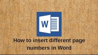 How to Insert Headers and Footers on Specific Pages in Microsoft Word PC amp Mac [upl. by Mead567]