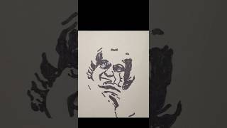 Portrait of Dr APJ Abdul Kalam  Pencil Drawing Timelapsequot [upl. by Kala]