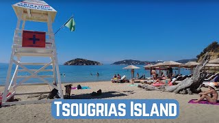 Tsougrias Island  near to Skiathos  Greece 4k Ultra HD 60fps [upl. by Anitnauq631]