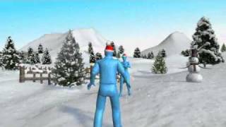 Minute to Win It  Games  Snowball Fight [upl. by Drahnreb562]