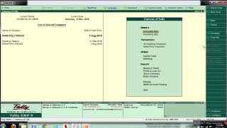 BRSBank Reconciliation Statement  Tally [upl. by Anicul]