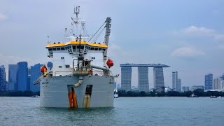 SHIPSPOTTING SINGAPORE DREDGER VESSEL [upl. by Lorrad]