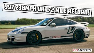 WORLDS FASTEST PORSCHE SETS NEW 238 MPH UK RECORD porsche esmotoruk porschelove 997 [upl. by Fenelia]