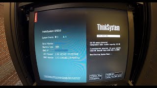 Updating Lenovo SR650 Part 2  First Reboot after UpdateXpress [upl. by Dnalon697]