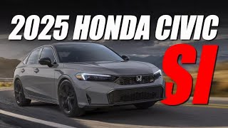 2025 Honda Civic Si Keeps 6Speed Manual Boosts Fun Factor [upl. by Rocco632]