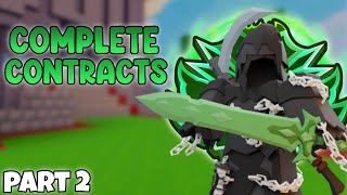 Mastering Grim Reaper Contracts Roblox Bedwars 2 [upl. by Ilsel369]