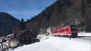 Eisenbahnvideo Oberstaufen Baden Württemberg Deutschland [upl. by Nazario548]